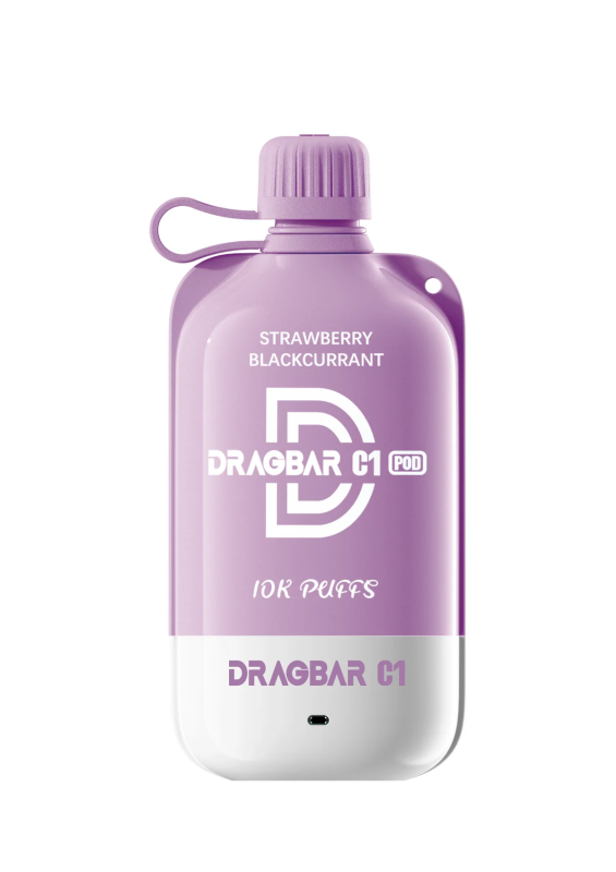 DRAGBAR C1 - Strawberry Blackcurrant 5% (10K PUFF)