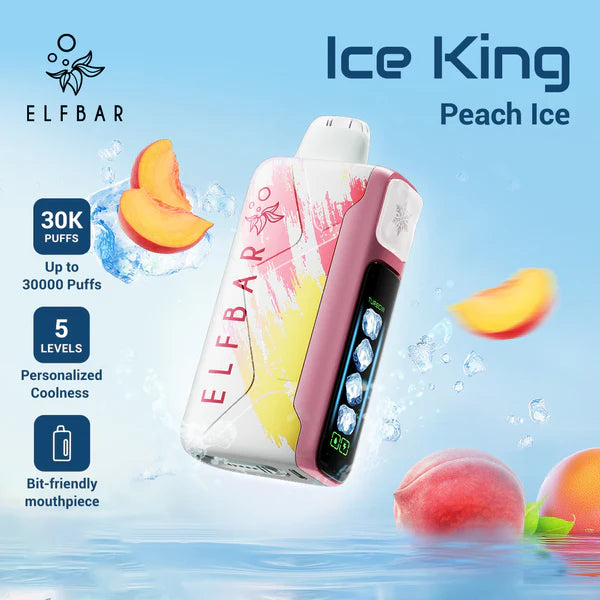 ELFBAR Ice King Disposable 30K Puffs - Peach Ice