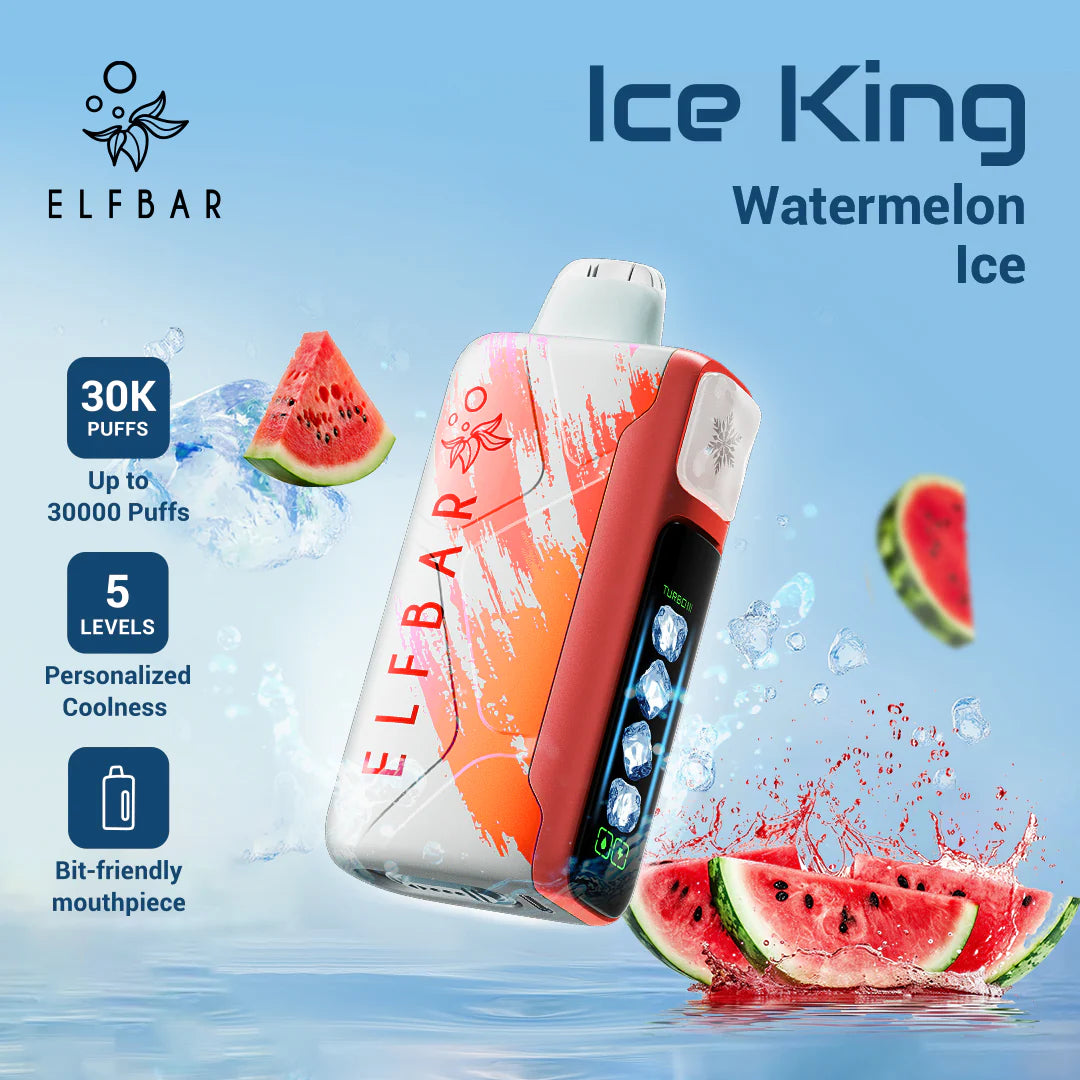 ELFBAR Ice King Disposable 30K Puffs - Watermelon Ice