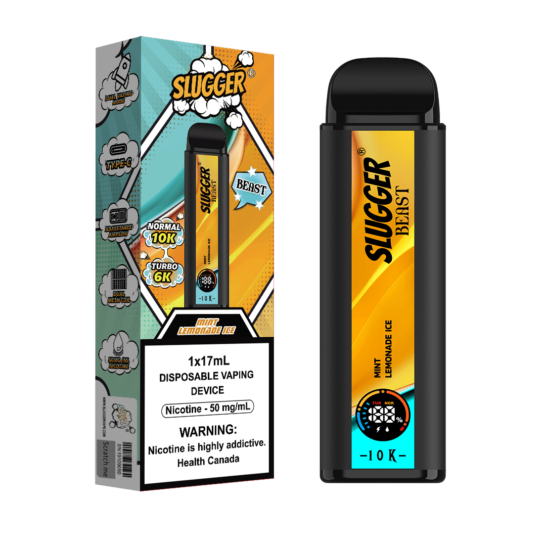 SLUGGER BEAST - Mint Lemonade Ice 5% (10K PUFF)