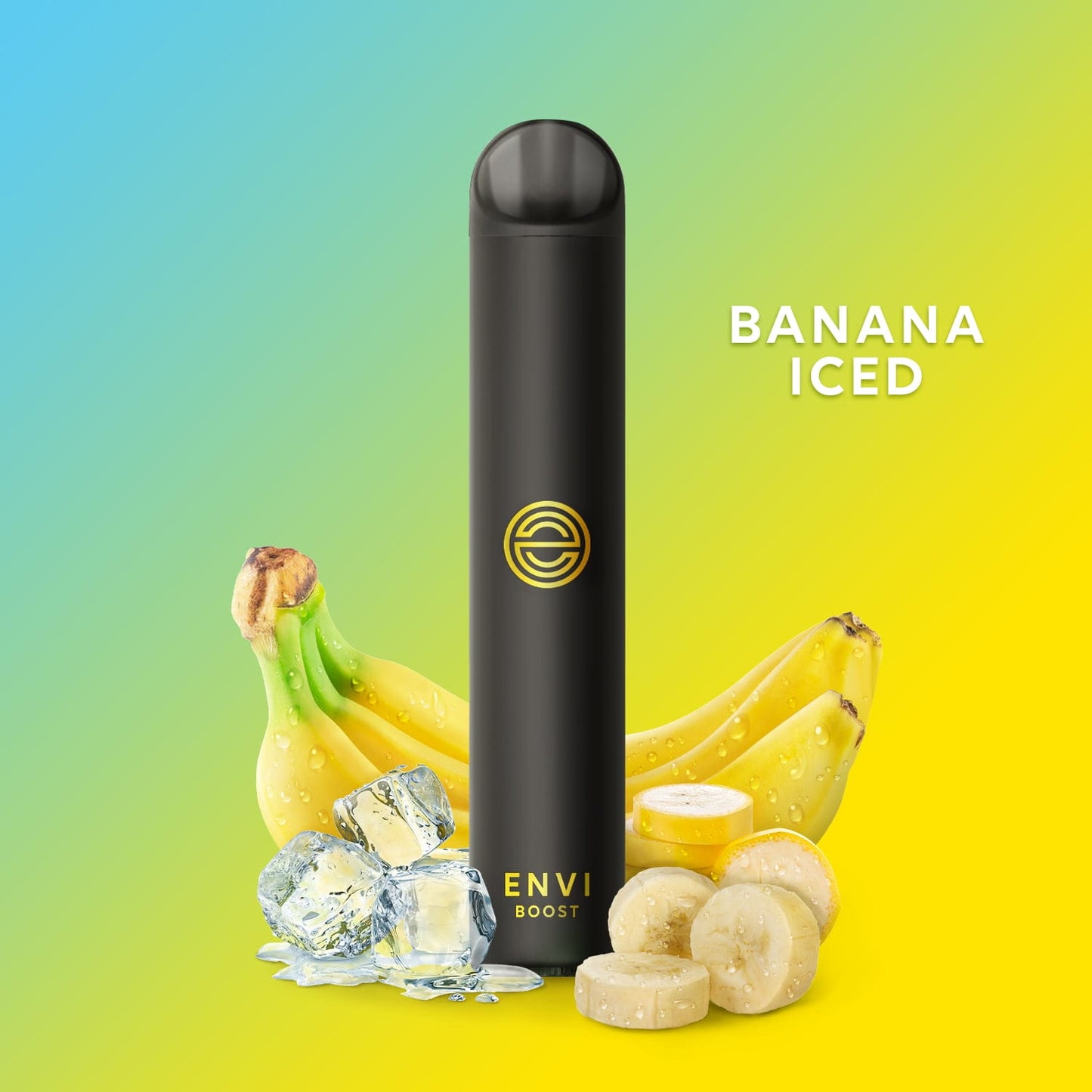 ENVI BOOST - Banana Iced 2% (1500 PUFF)