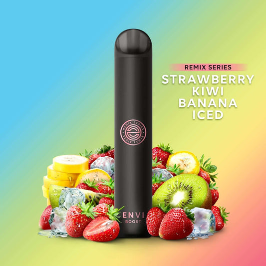 ENVI BOOST - Strawberry Kiwi Banana Ice 2% (1500 PUFF)