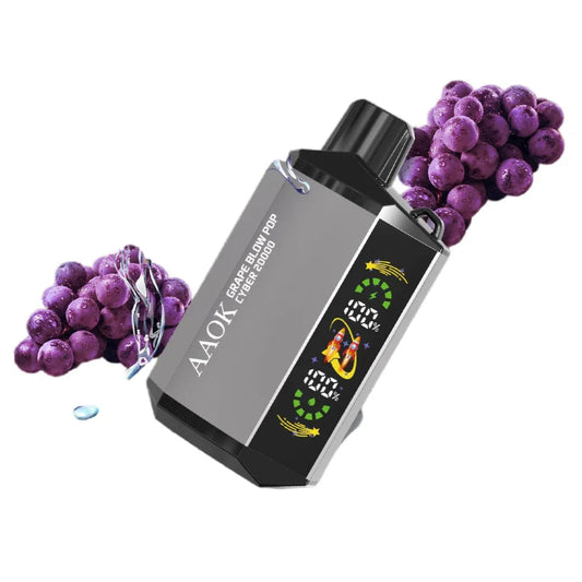 AAOK CYBER - Grape Blow Pop 5% (20K PUFF)
