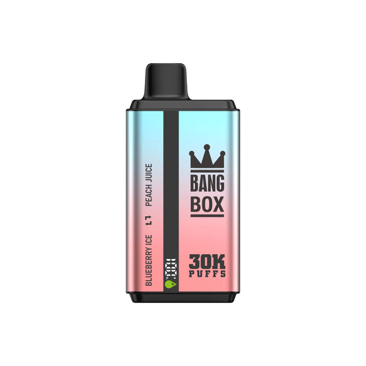 BANG BOX - Blueberry Ice x Peach Juice 5% (30K PUFF)
