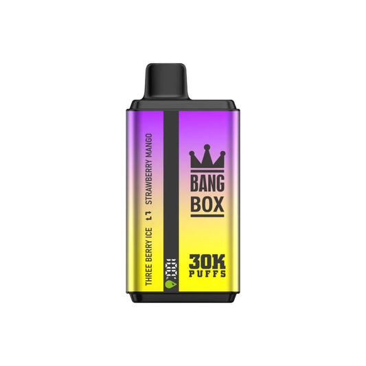 BANG BOX - Three Berry Ice x Strawberry Mango 5% (30K PUFF)