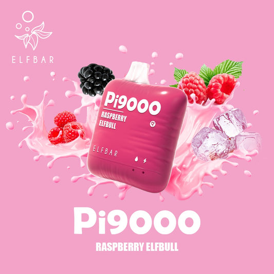 ELFBAR Pi9000 - Raspberry Elfbull 5% (9K PUFF)