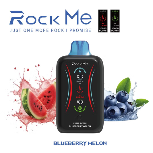 ROCK ME RM25000 - Blueberry Melon 5% (25K PUFF)
