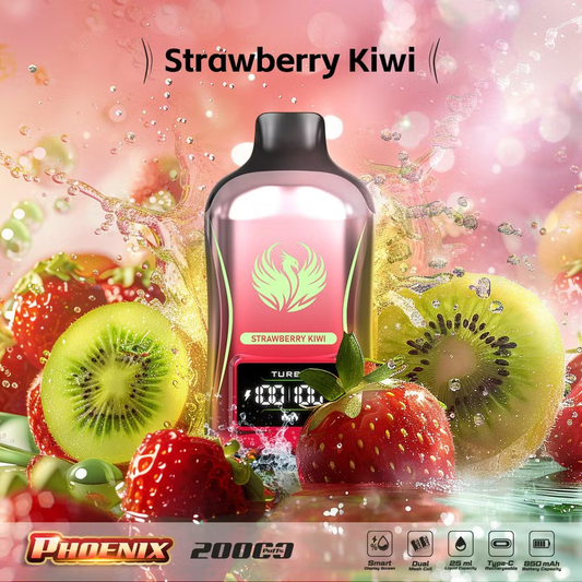 PEAKBAR Phoenix - Strawberry Kiwi 5% (20K PUFF)