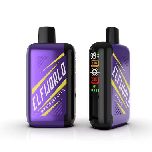 ELFWORLD MX - Grape Ice 5% (25K PUFF)
