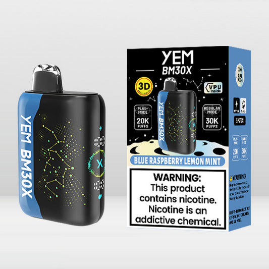 YEM BM30X - Blue Raspberry Lemon Mint 5% (30K PUFF)